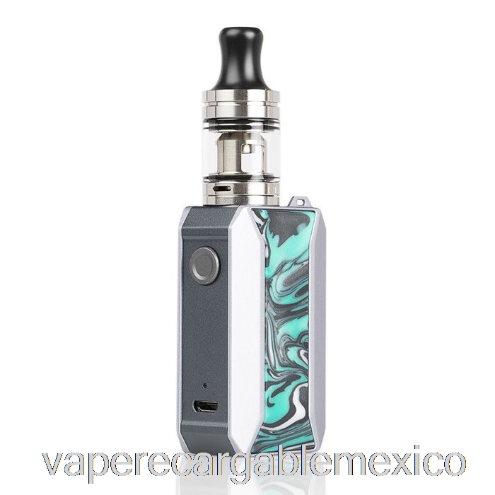 Vape Recargable Voopoo Drag Baby Trio 25w Kit De Inicio Verde Azulado